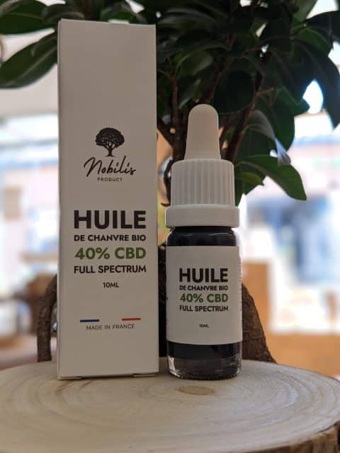 Nobilis - Huile - CBD 40% - Full Spectrum - comptoir - cbd - gaillac - albi